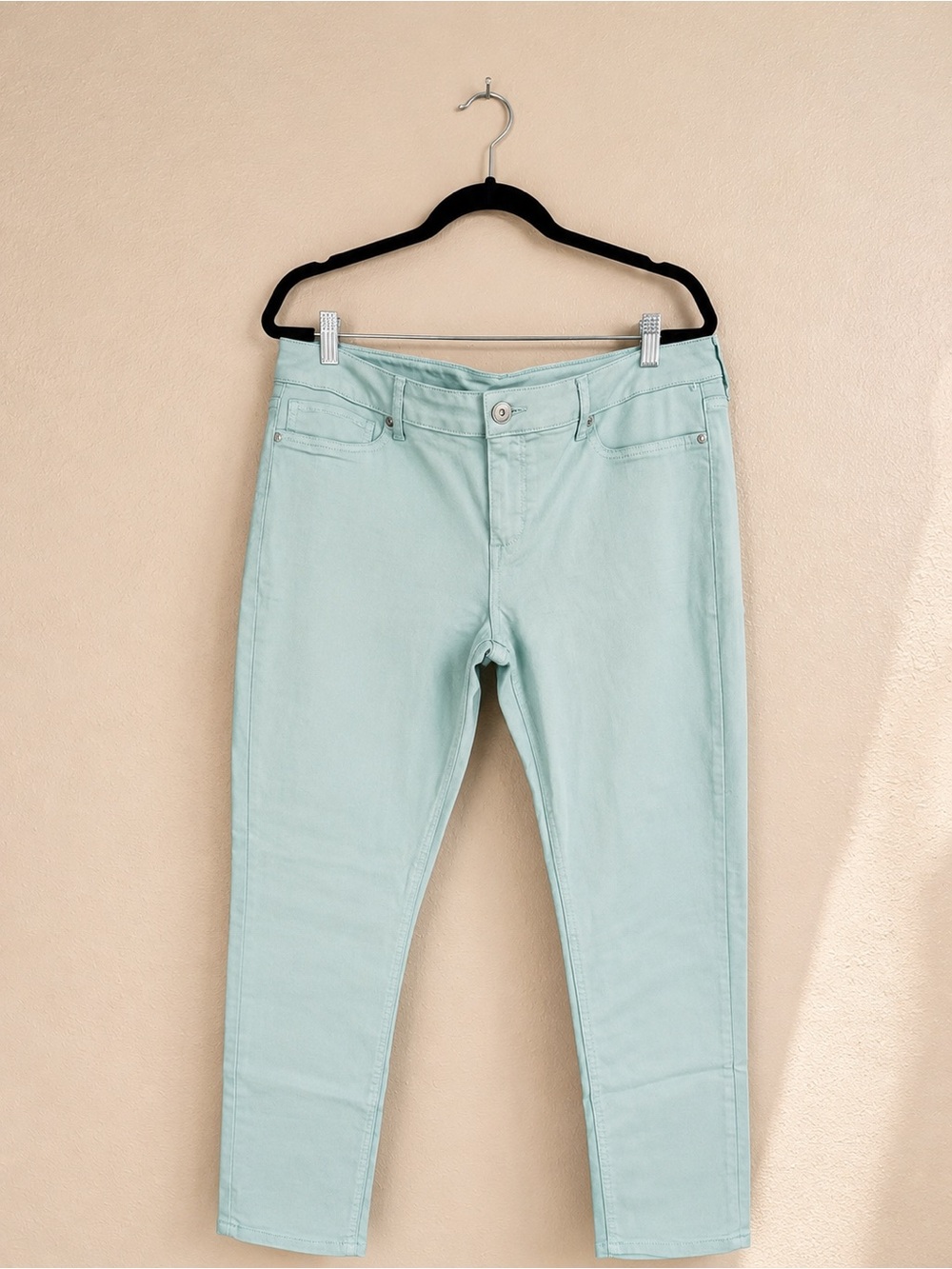 Maurices Mint Green Skinny Jeans